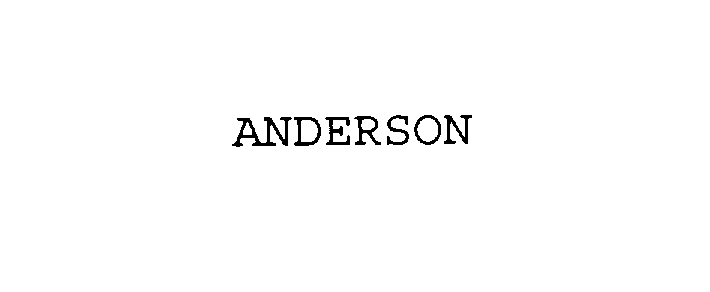 ANDERSON