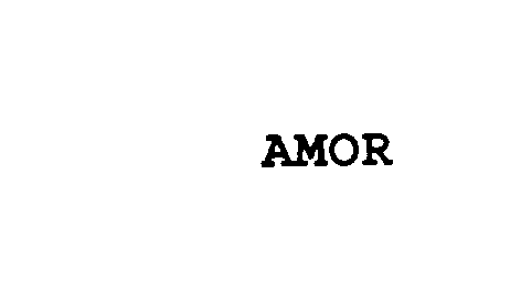 Trademark Logo AMOR