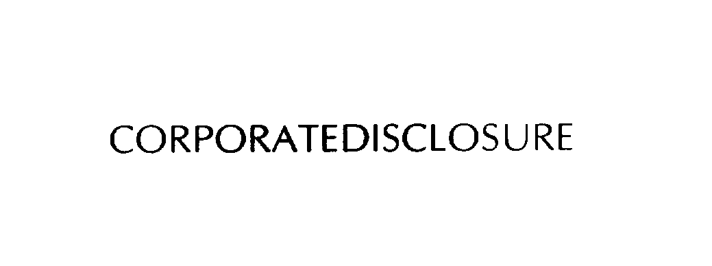 Trademark Logo CORPORATEDISCLOSURE