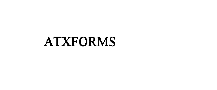 Trademark Logo ATXFORMS