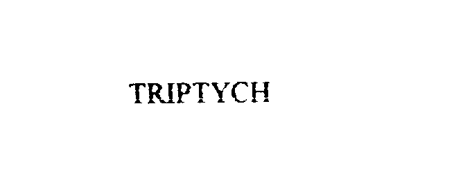 Trademark Logo TRIPTYCH