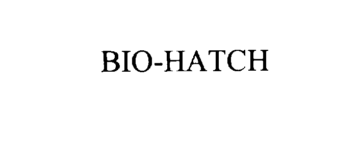 Trademark Logo BIO-HATCH