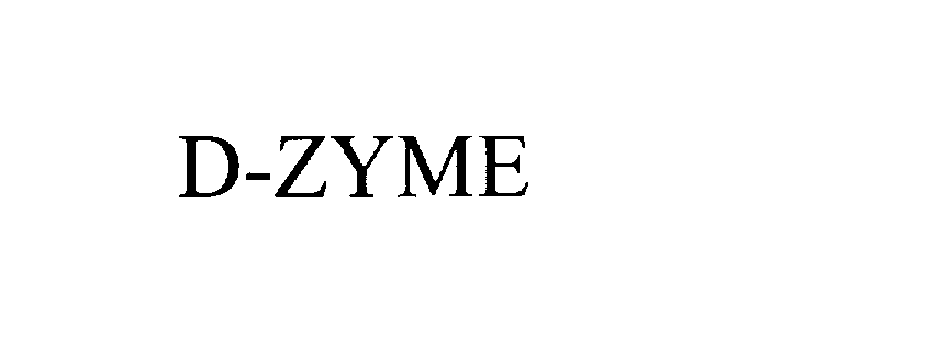 Trademark Logo D-ZYME