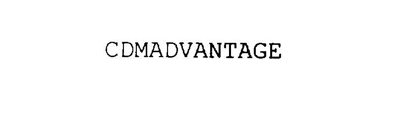 Trademark Logo CDMADVANTAGE