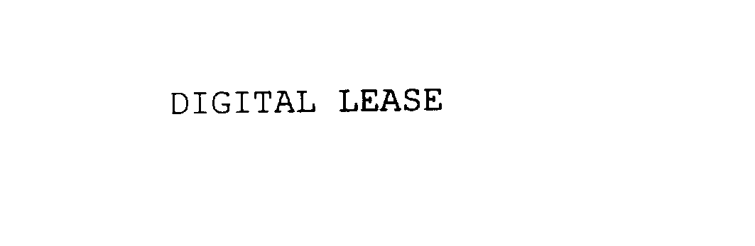  DIGITAL LEASE