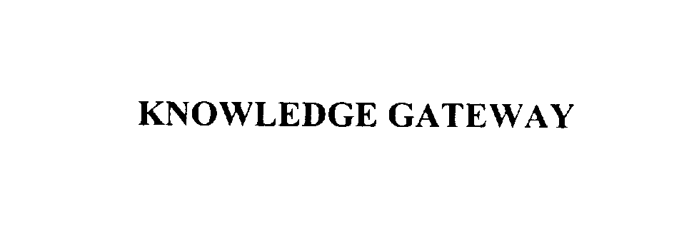 KNOWLEDGE GATEWAY