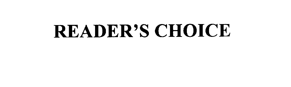 READER'S CHOICE