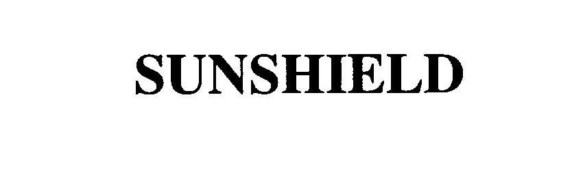 Trademark Logo SUNSHIELD