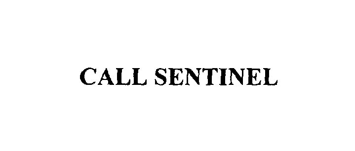  CALL SENTINEL