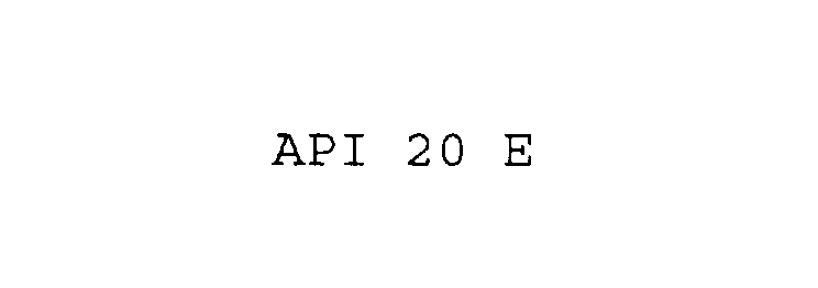 Trademark Logo API 20 E