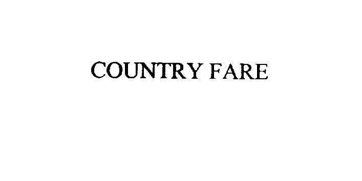  COUNTRY FARE