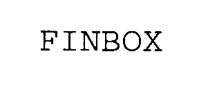 Trademark Logo FINBOX