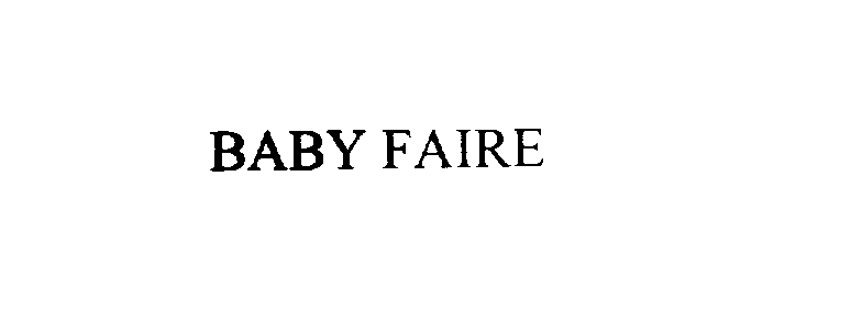 Trademark Logo BABY FAIRE