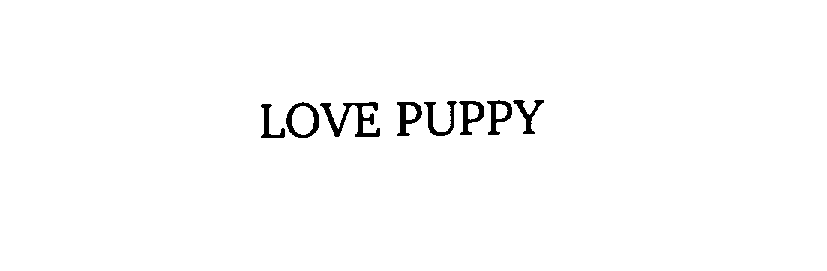  LOVE PUPPY