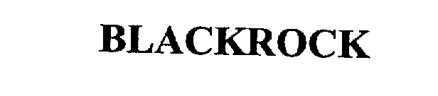 Trademark Logo BLACKROCK