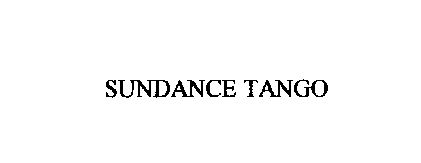 Trademark Logo SUNDANCE TANGO