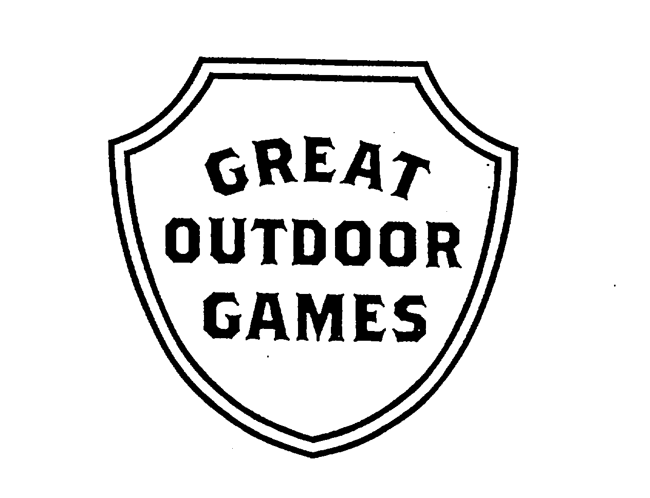 Trademark Logo GREAT OUTDOOR GAMES