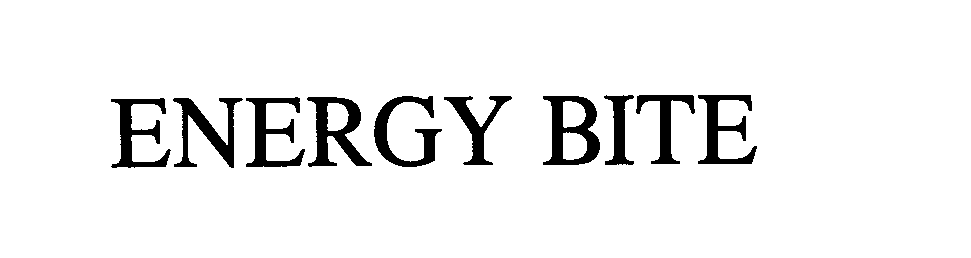 Trademark Logo ENERGY BITE