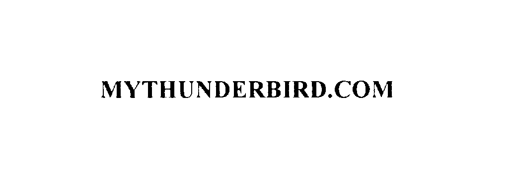  MYTHUNDERBIRD.COM