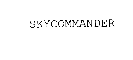  SKYCOMMANDER