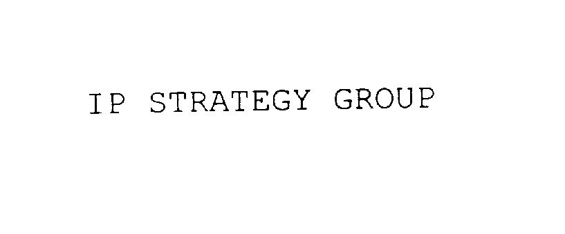  IP STRATEGY GROUP