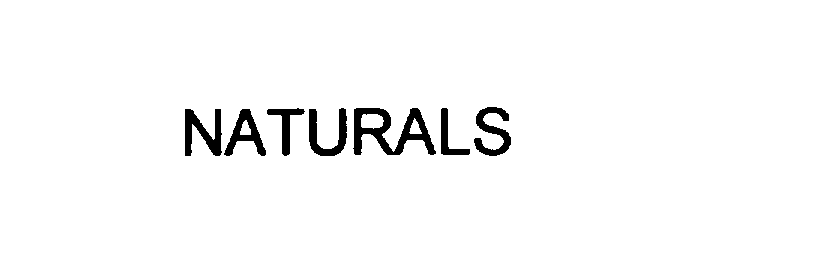 Trademark Logo NATURALS