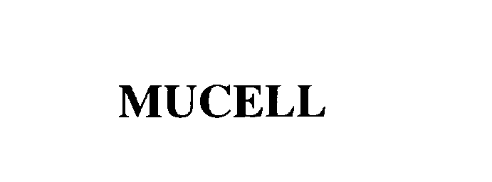 Trademark Logo MUCELL