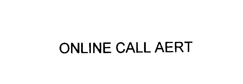  ONLINE CALL ALERT