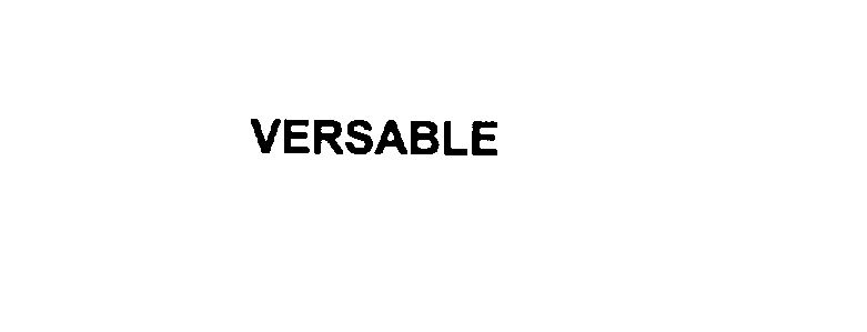 Trademark Logo VERSABLE