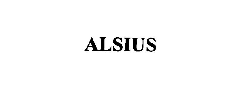 Trademark Logo ALSIUS