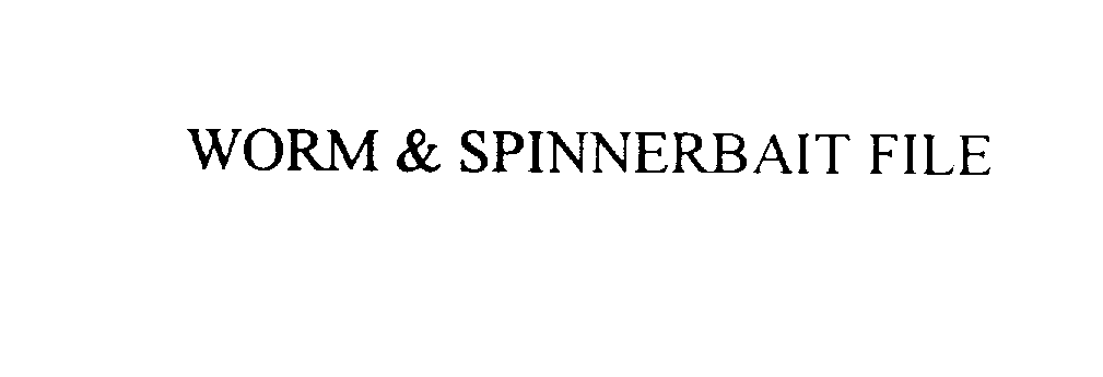 Trademark Logo WORM & SPINNERBAIT FILE