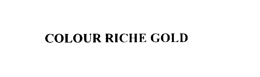  COLOUR RICHE GOLD