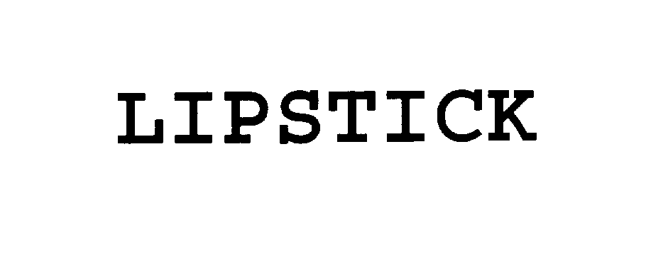 Trademark Logo LIPSTICK