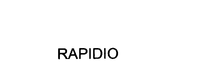 Trademark Logo RAPIDIO