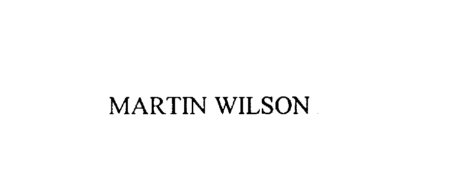  MARTIN WILSON