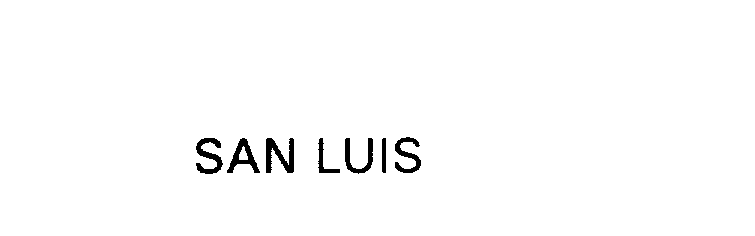 Trademark Logo SAN LUIS