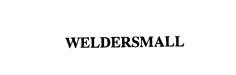 Trademark Logo WELDERSMALL