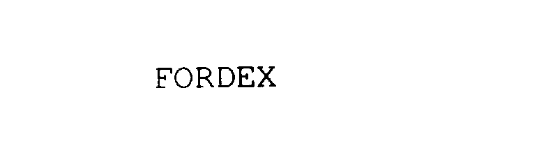  FORDEX