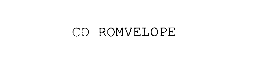 Trademark Logo CD ROMVELOPE