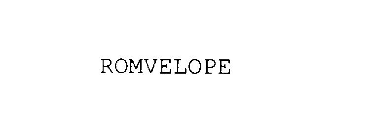 Trademark Logo ROMVELOPE
