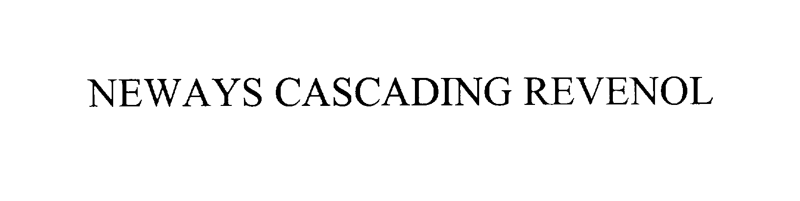Trademark Logo NEWAYS CASCADING REVENOL