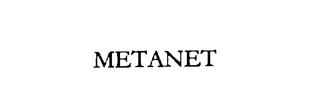 Trademark Logo METANET