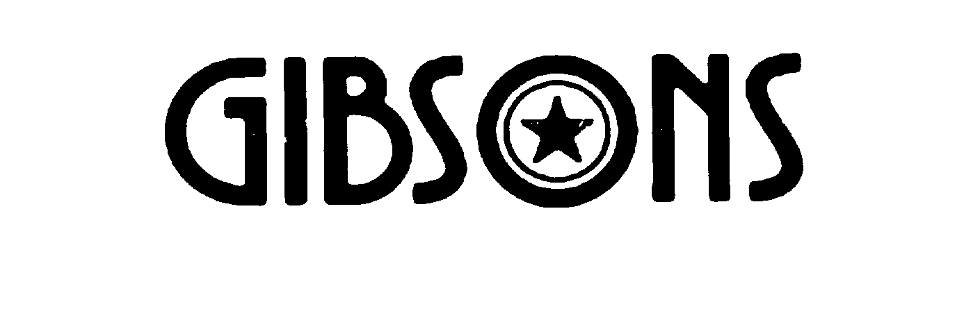 Trademark Logo GIBSONS