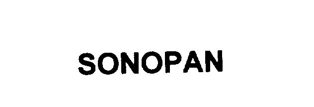 Trademark Logo SONOPAN