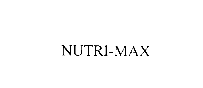  NUTRI-MAX