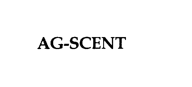 Trademark Logo AG-SCENT