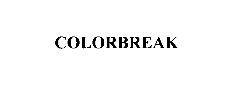 Trademark Logo COLORBREAK
