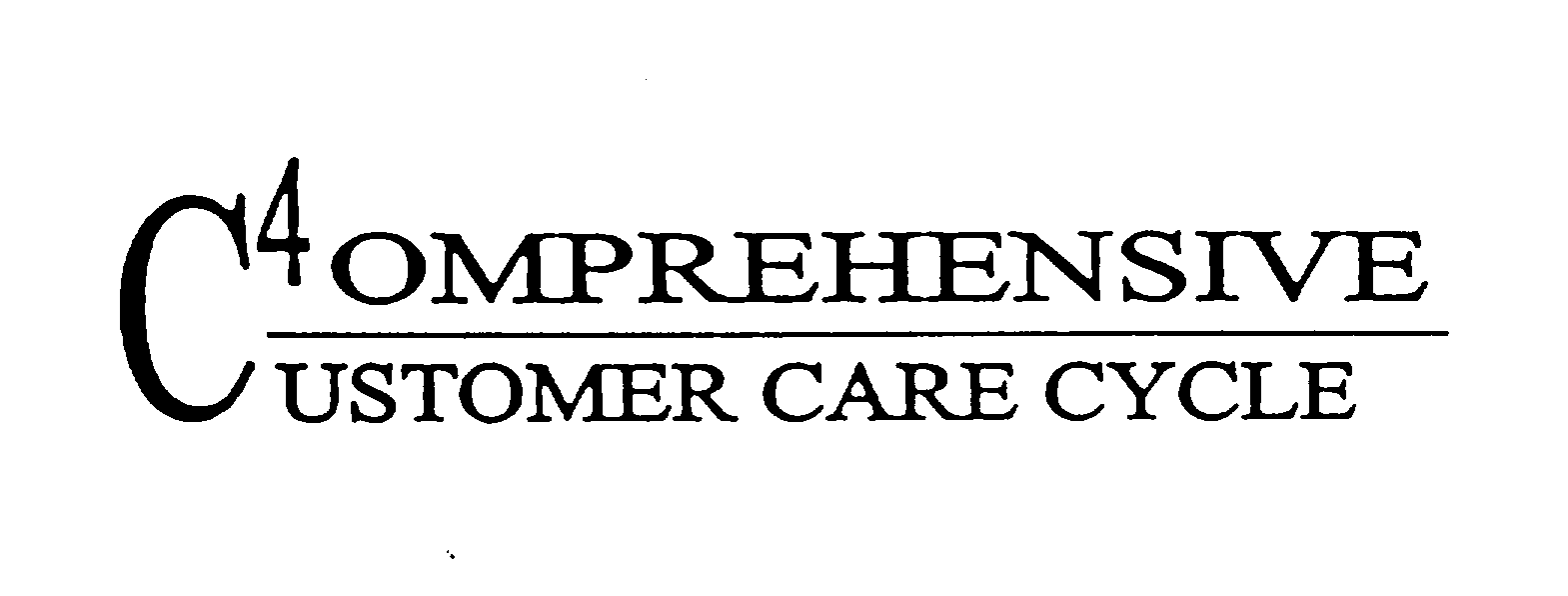 Trademark Logo C4 COMPREHENSIVE CUSTOMER CARE CYCLE