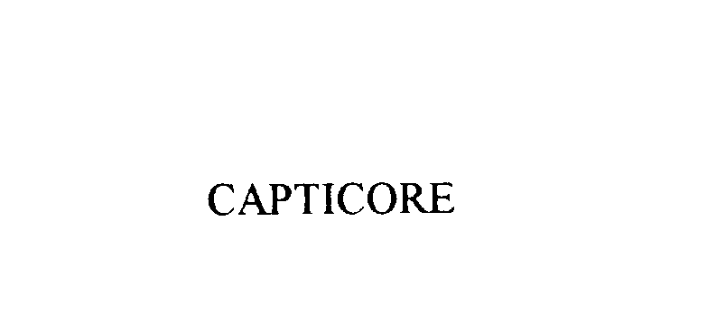 Trademark Logo CAPTICORE