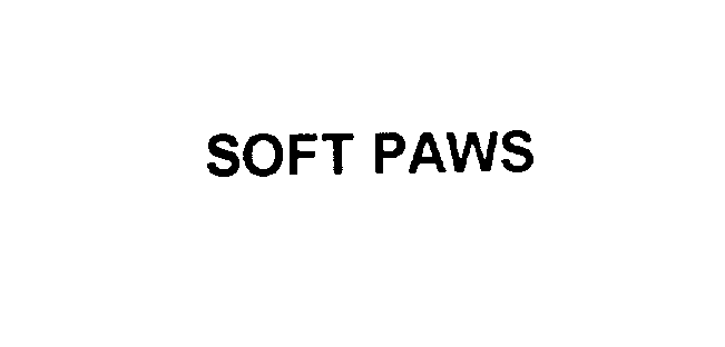 Trademark Logo SOFT PAWS